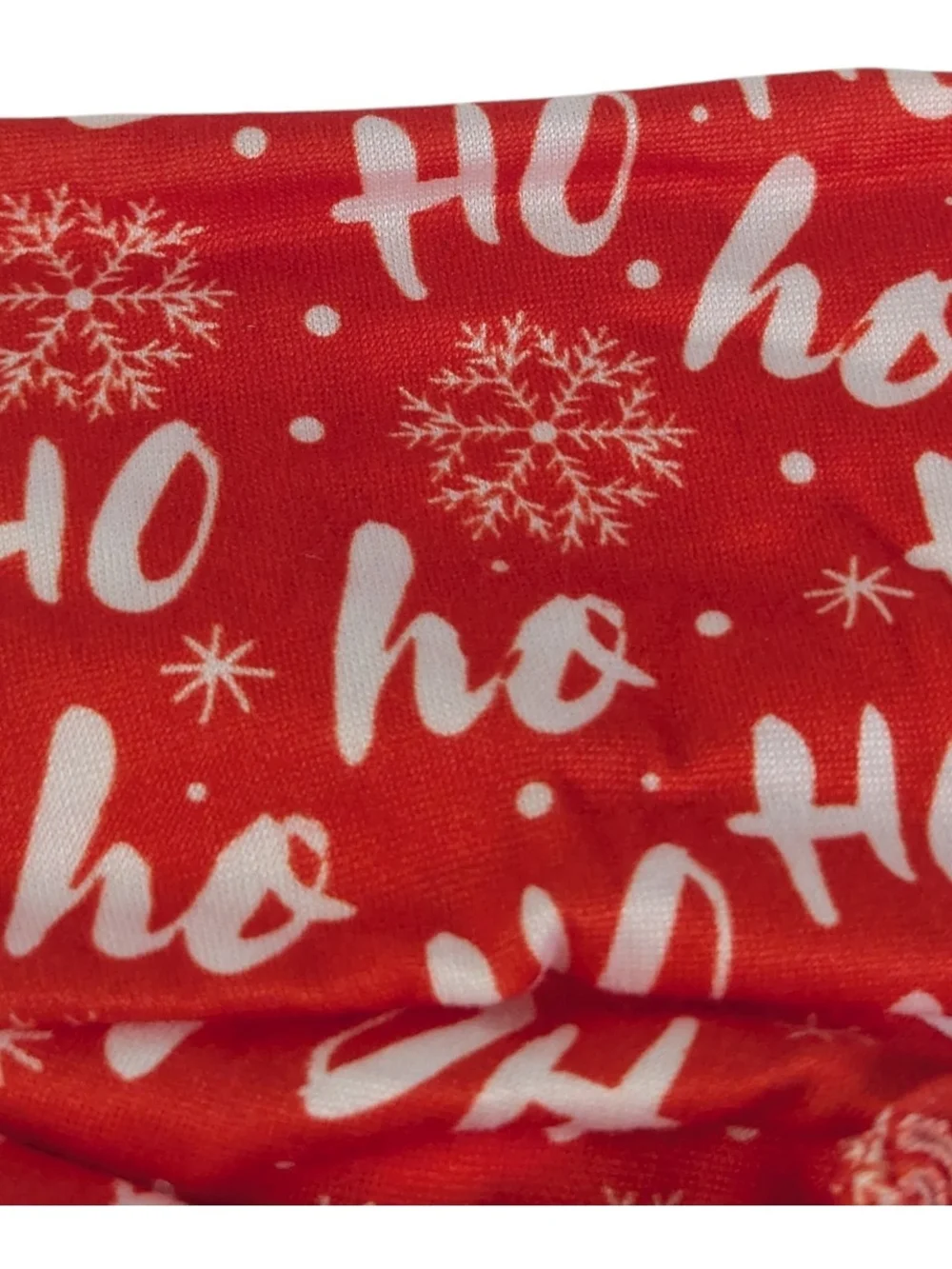 Twisted Headband Holiday 'Ho Ho' Red One Size